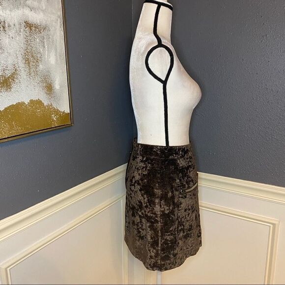 Free People Dust To Dust Velvet Skirt - Picture 8 of 11